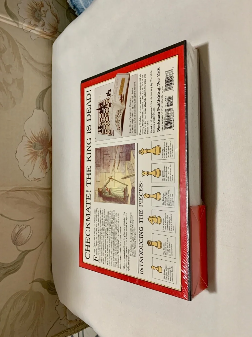 The Kids' Book of Chess and The Kids' Chess Set, Workman Publishing - NEW Sealed